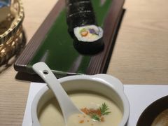 鱼籽甜玉米浓汤-天丰日本料理·铁板烧