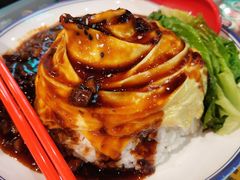 芝士滑蛋卤肉饭-港爺茶檔·茶餐厅(东晓南路店)