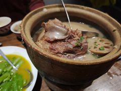 铫子煨排骨粉藕汤-清水亭湖北菜(大屯DT51店)