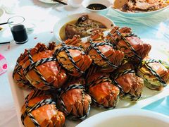 大闸蟹-丫丫蟹庄·苏式园林农家乐·阳澄湖大闸蟹(阳澄湖莲花岛店)