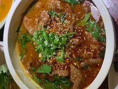 水煮牛肉-绿茶餐厅(华联万柳店)