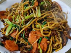 香肠炒面-小许三鲜砂锅馄饨店(家多乐烟酒店)