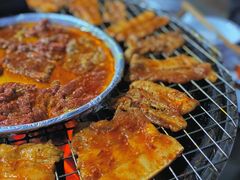 烤五花肉-毛小子西昌藿香火盆烧烤(学苑路店)