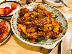 泡菜炒鱿鱼-쌍화점 霜花店·朝鲜族料理(徐家汇店)