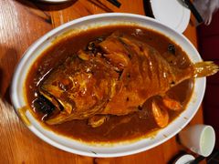 葱烧深海黄鱼-渔家风味·鲅鱼水饺·央视展播·海鲜天津菜(开发区店)