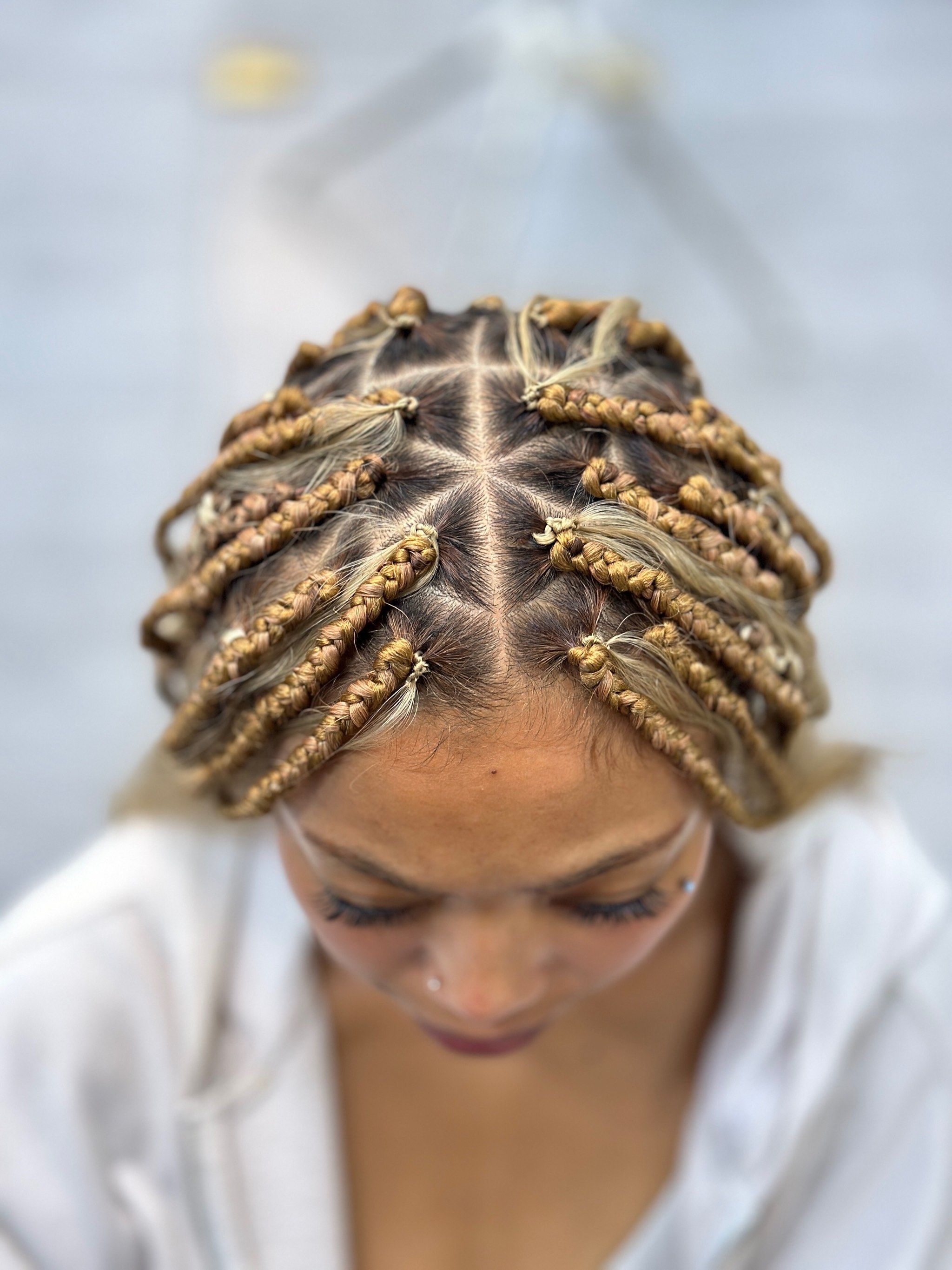 中秋节东方血脉已觉醒#脏辫#拉美卷#非洲脏辫#非洲辫#地垄沟#编发