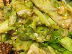 油渣炒牛心白-眉州东坡·熊猫主题餐厅(枫蓝店)