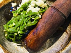 皮蛋青椒擂茄子-费大厨辣椒炒肉(富兴店)