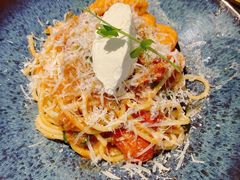 鲜茄茸大虾配马斯卡朋意大利面-BE BRIGHT KITCHEN(正佳广场店)
