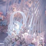 蓝粉色少女心婚礼现场[吐]