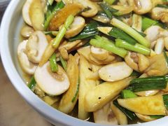 茭白炒蘑菇-水先生寧波菜(天一店)