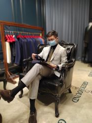 -怒马会 全麻衬西装高级定制