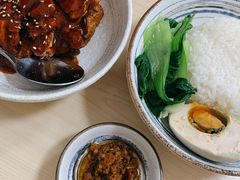 烧汁饭鸡排-两勺子一碗口水鸡拌面