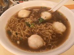 蟹粉鱼饺拼墨鱼丸粗面-永盈茶餐厅(中山四路店)