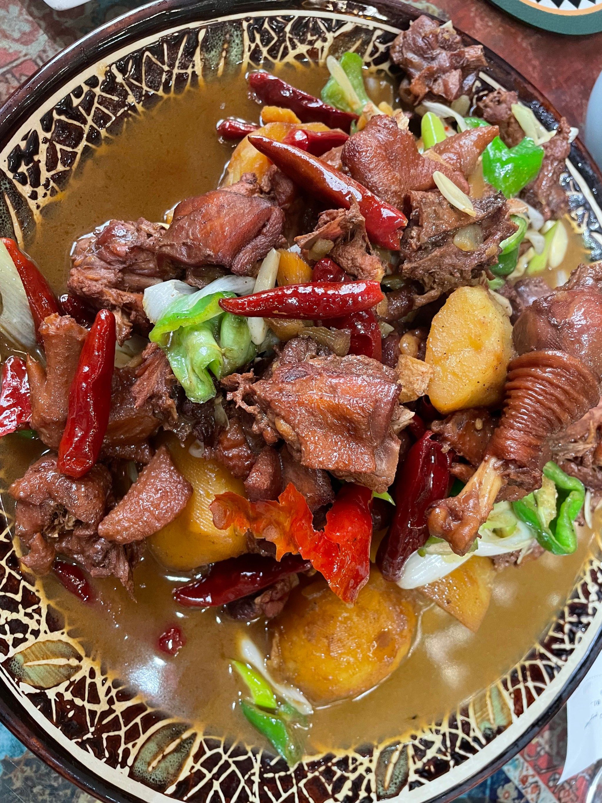 觅食记#美味大盘鸡推荐 莎车县