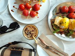 奶油菠菜火腿肉班尼迪克蛋-The Rug Cafe(王府中环店)