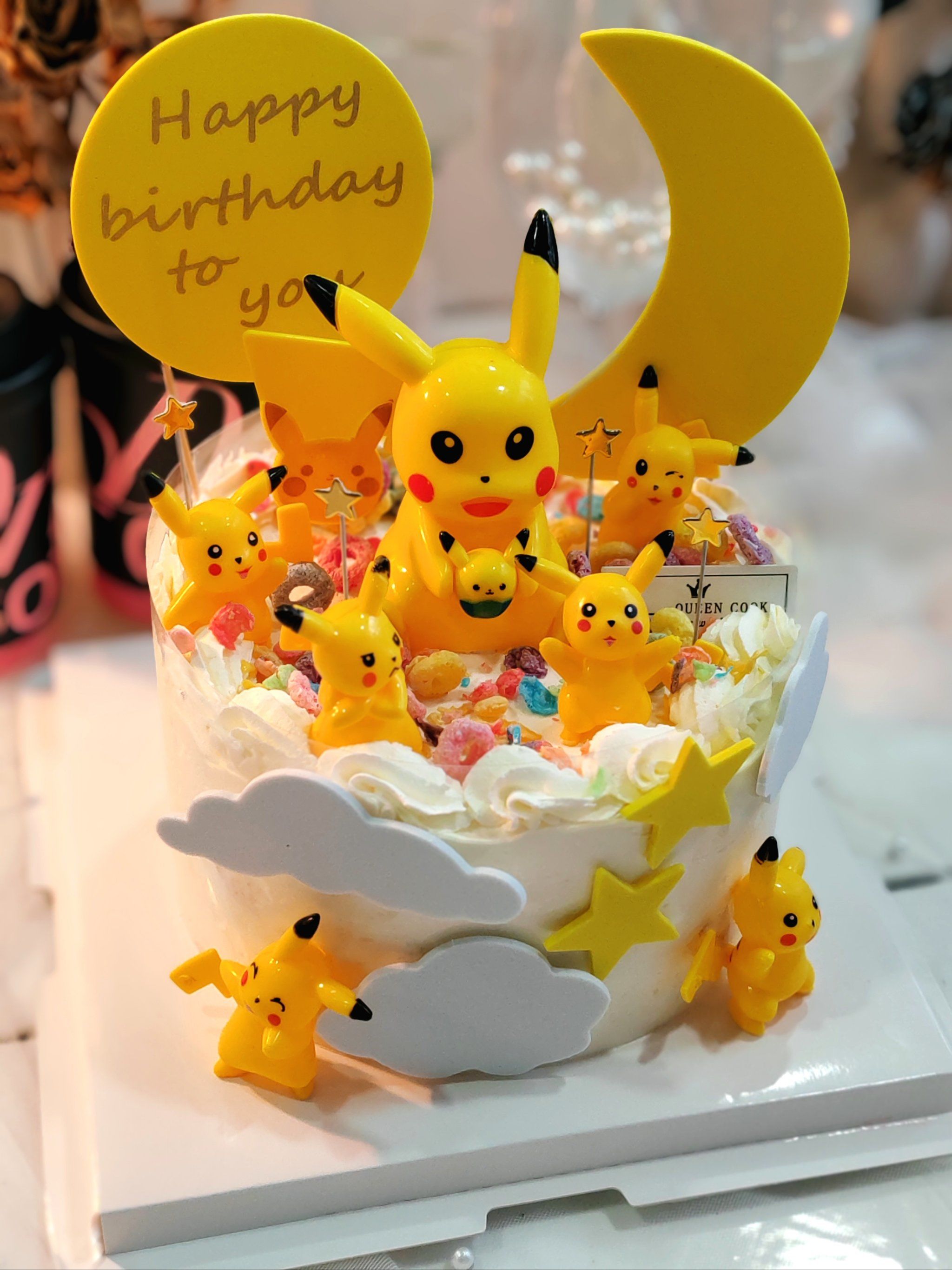 皮卡丘卡通蛋糕