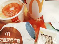 不素之霸双层牛肉堡-麦当劳(河北唐山光明路餐厅)