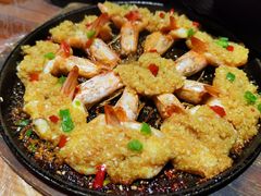 铁板基围虾-沈记烧烤海鲜(江汉二路店)