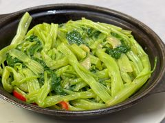 虾酱通菜-凤城康记饭店