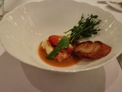 龙虾配豌豆苗和香茅龙虾汁-Jean Georges