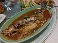 -海派美食·家宴海鲜青岛菜·石锅鲽鱼头(东方城店)