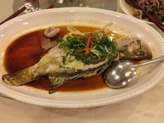 清蒸鳜鱼-亮庆餐厅·粤菜·早茶(篁庄店)