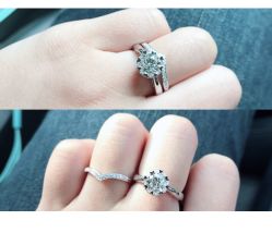 点击看大图 -钻石小鸟钻戒婚戒定制(石路店)