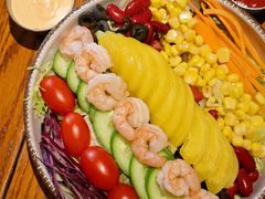 黄桃大虾沙拉-摇滚披萨(长春街店)