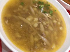 蘑菇汤莜面鱼鱼-西贝莜面村(上海百联西郊店)