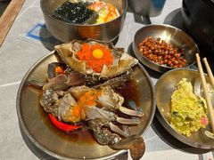 -草家酱蟹炭火烤肉店(珲春南路一店)