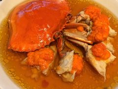 鸡油花雕蒸三门蟹-杭州西子湖四季酒店·金沙厅