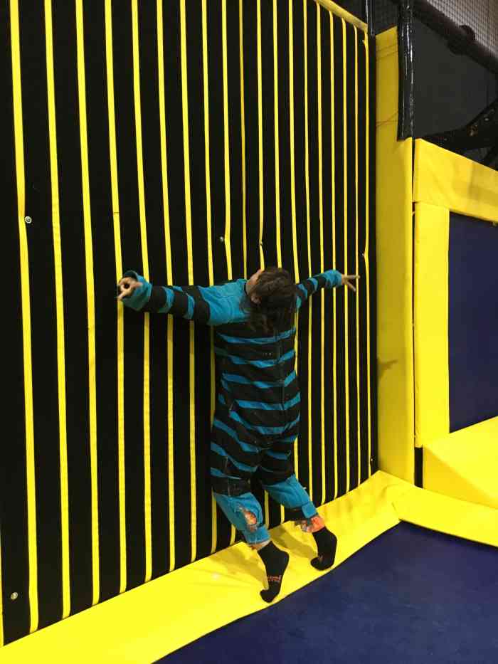 漫游星空蹦床馆-"专84路,福苑三区下车后往前走两步就是大.