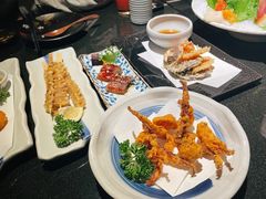 天妇罗乌冬面定食-王鼎精致料理铁板烧(世博源店)