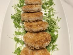酥炸藕饼虾饼-鱼痴渔醉·食鲜集(月亮湾店)