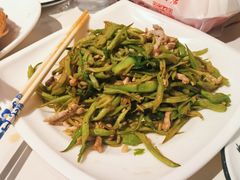 芸豆丝炒肉丝-松云居.大连人.大连菜