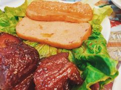 午餐肉-香港新记茶餐厅(湖墅南路店)