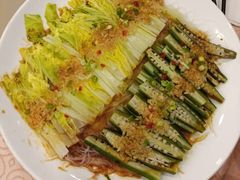 蒸娃娃菜拼秋葵-鼎好家常菜(天桥店)