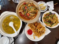 -阿峰饭店·本地土菜馆·农家土鸡煲·一品神仙鸡(报福店)