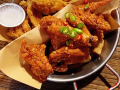 炸鸡翅一半一半-富乐满韩国正宗炸鸡韩国料理(虹泉路店)