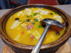 海胆金汤手掰鲜豆腐-北平食府·北京烤鸭(北京西站六里桥店)