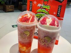 雪山莓莓桂花冻-喜茶(广州东方宝泰店)