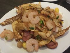 煎笋脯干贝炒虾仁-旧款宁波饭店(华敏世纪广场店)