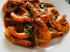 油焖大虾-1910老鲁味海鲜·戳子肉·青岛菜(金沙滩店)