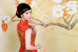 旗袍-金公主精品婚纱摄影