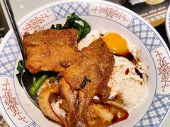 香煎巨霸鸡腿饭-開籠雀冰室(同和金铂店)