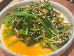 酸笋炒空心菜-浩海火燒雲傣家菜(芮欧百货店)