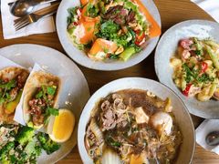 鸡蛋蘑菇熏肉荞麦可丽饼-RAC BAR(安福路店)