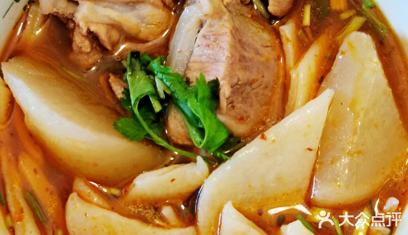 骨汤面片，来一碗，热乎乎！