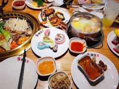 -韩京炭火烤肉自助料理(柯桥万达店)